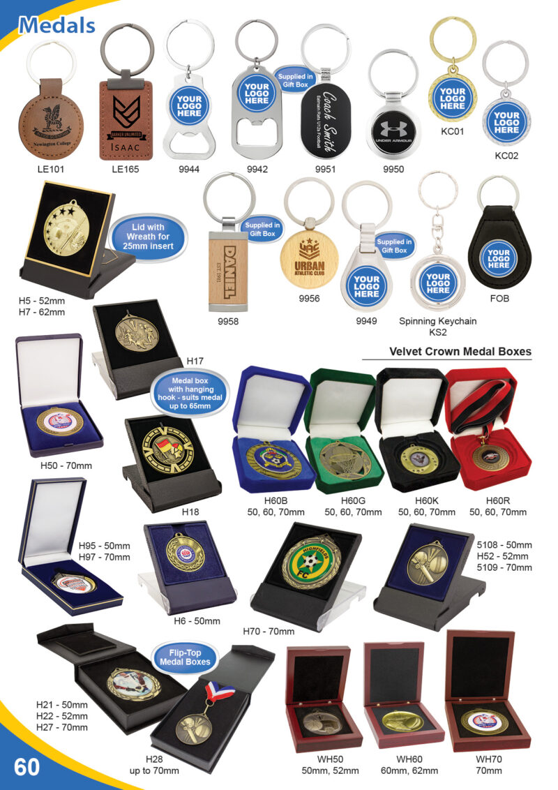 Medal displays