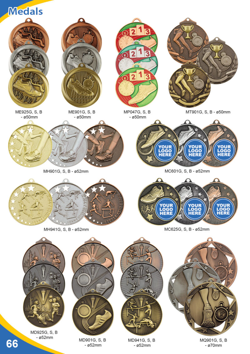 Athletics medals