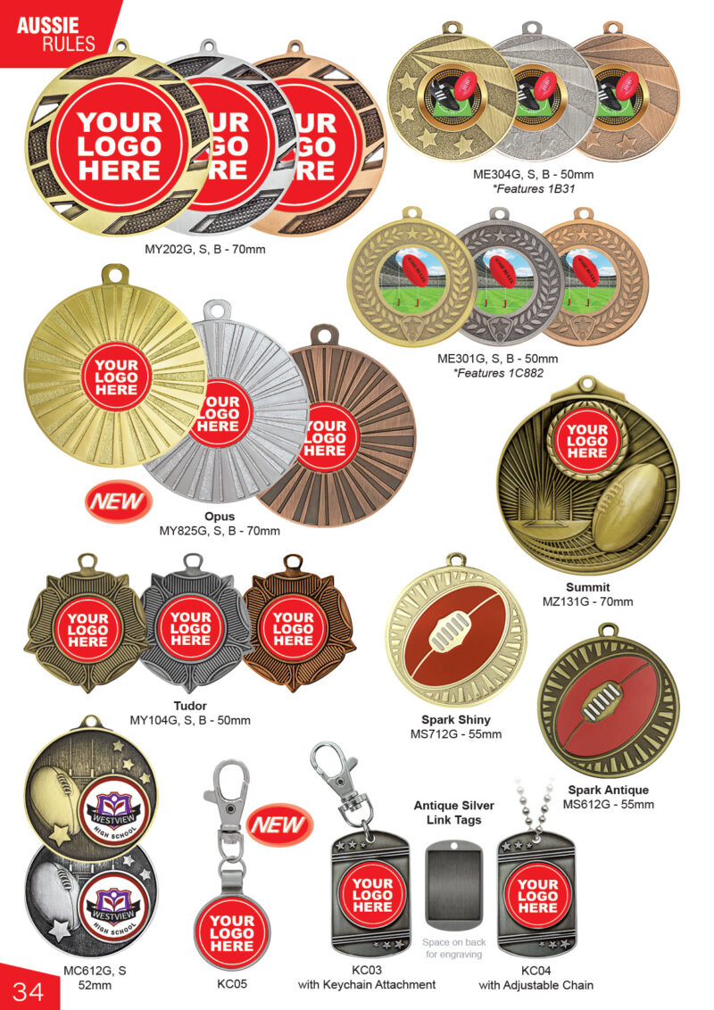 Aussie Rules Medals
