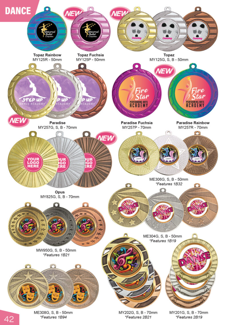 Dance Medals