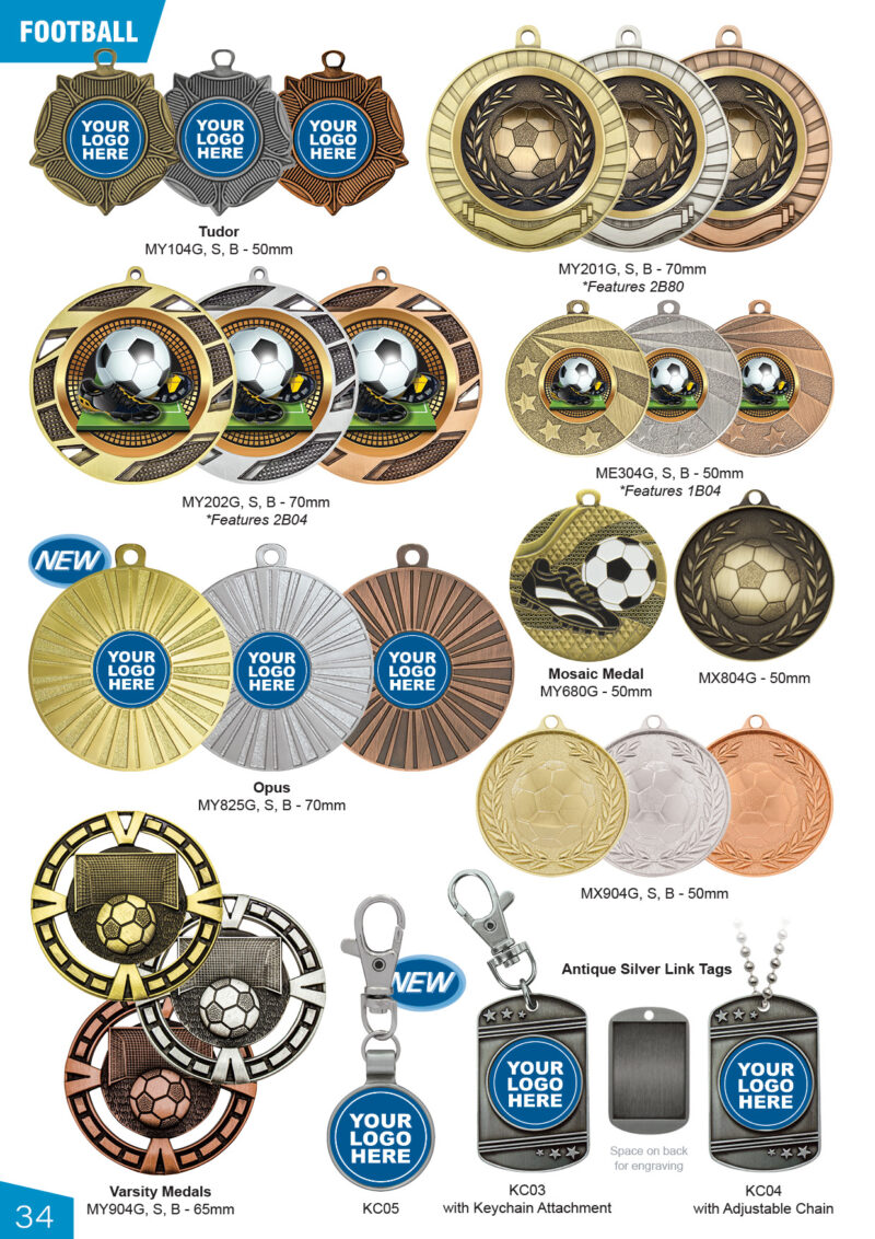 Football Medallions