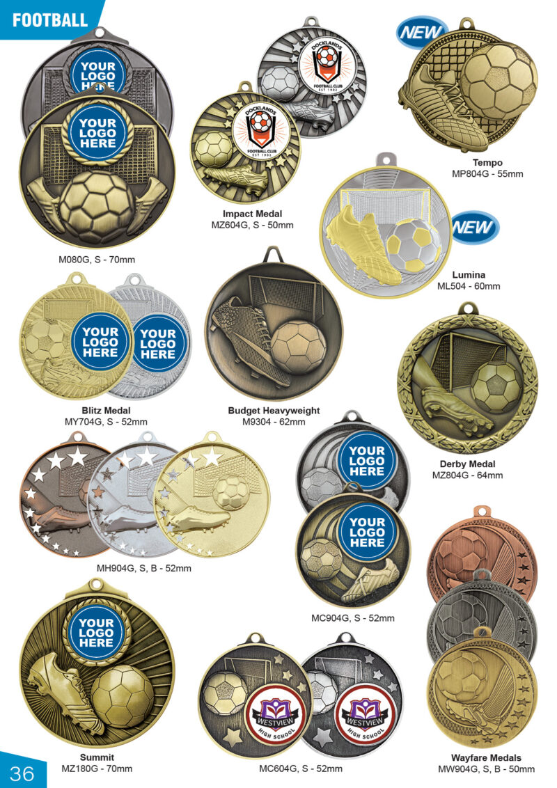 Football Medallions