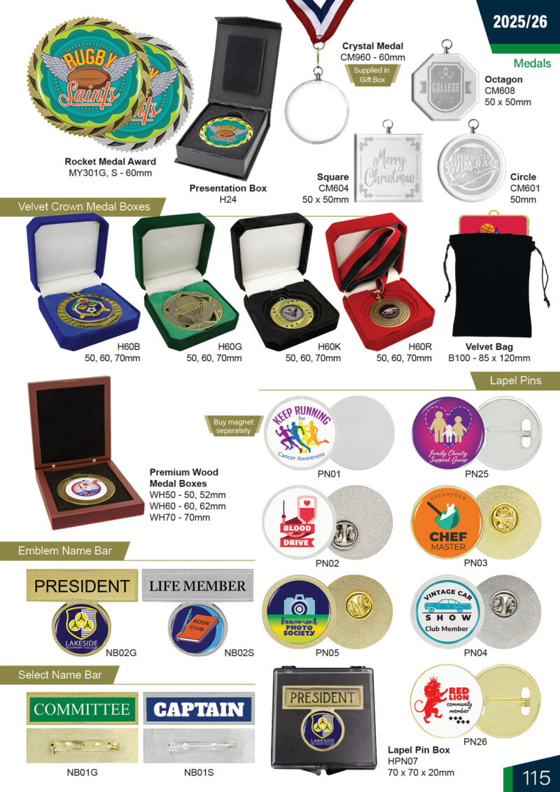 Badges & Displays