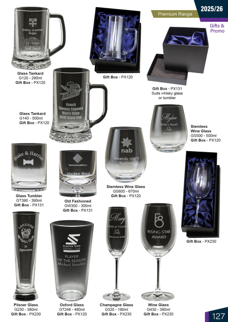 Premium Glassware