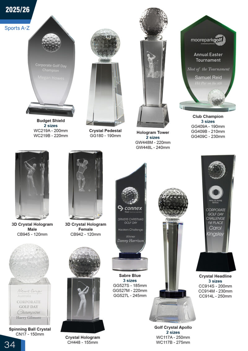 Golf Awards