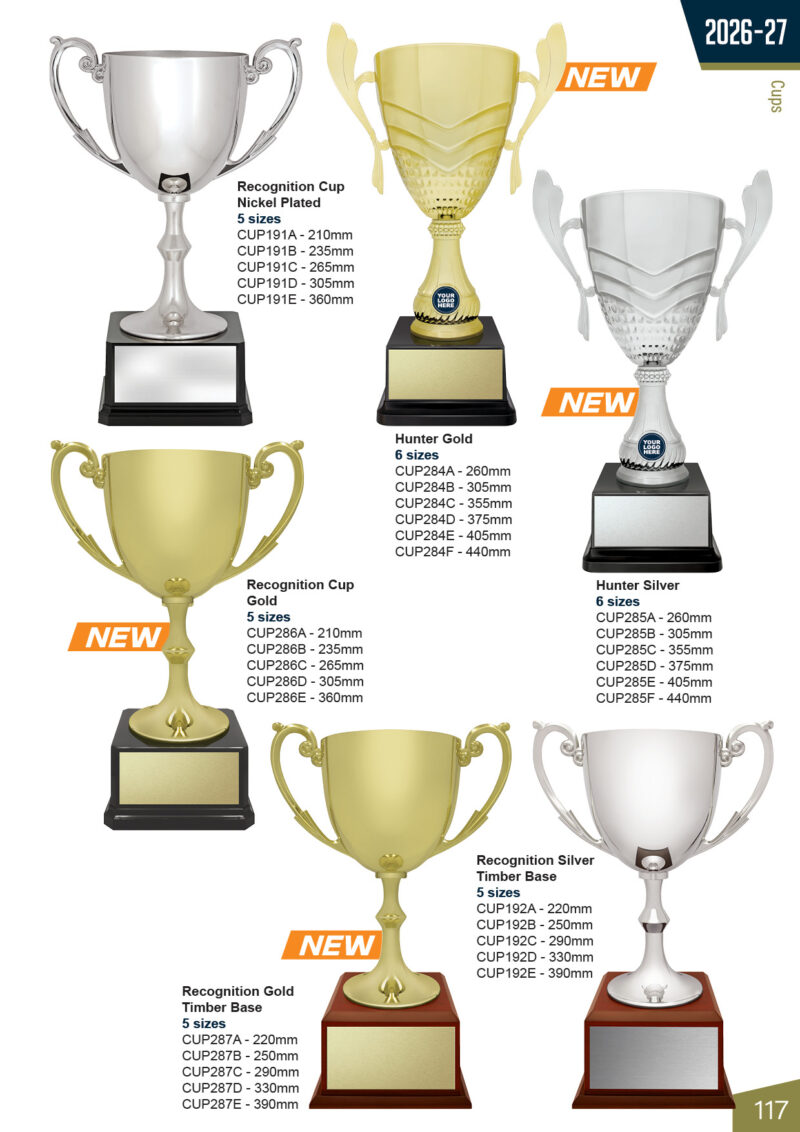 Recognition Cups