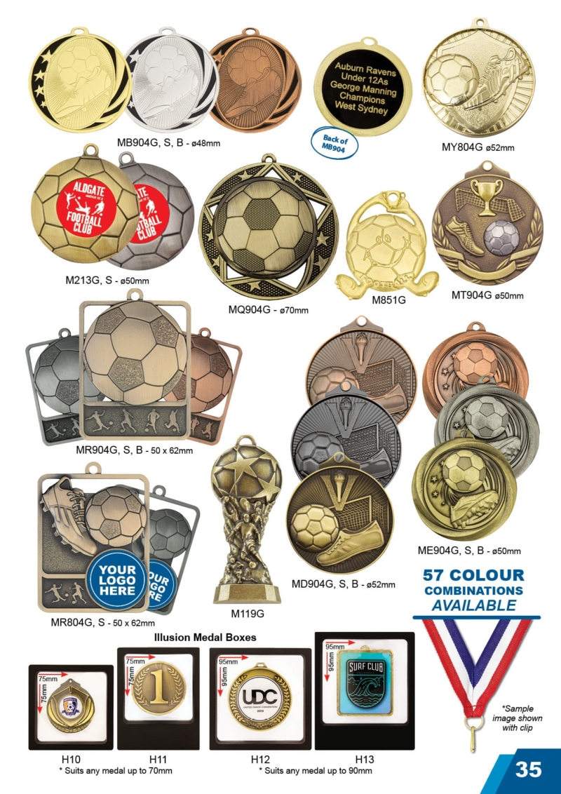 Football Medallions