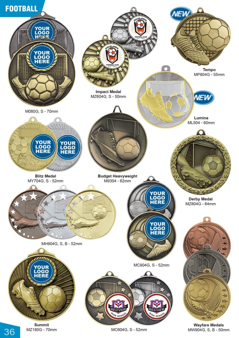 Football Medallions